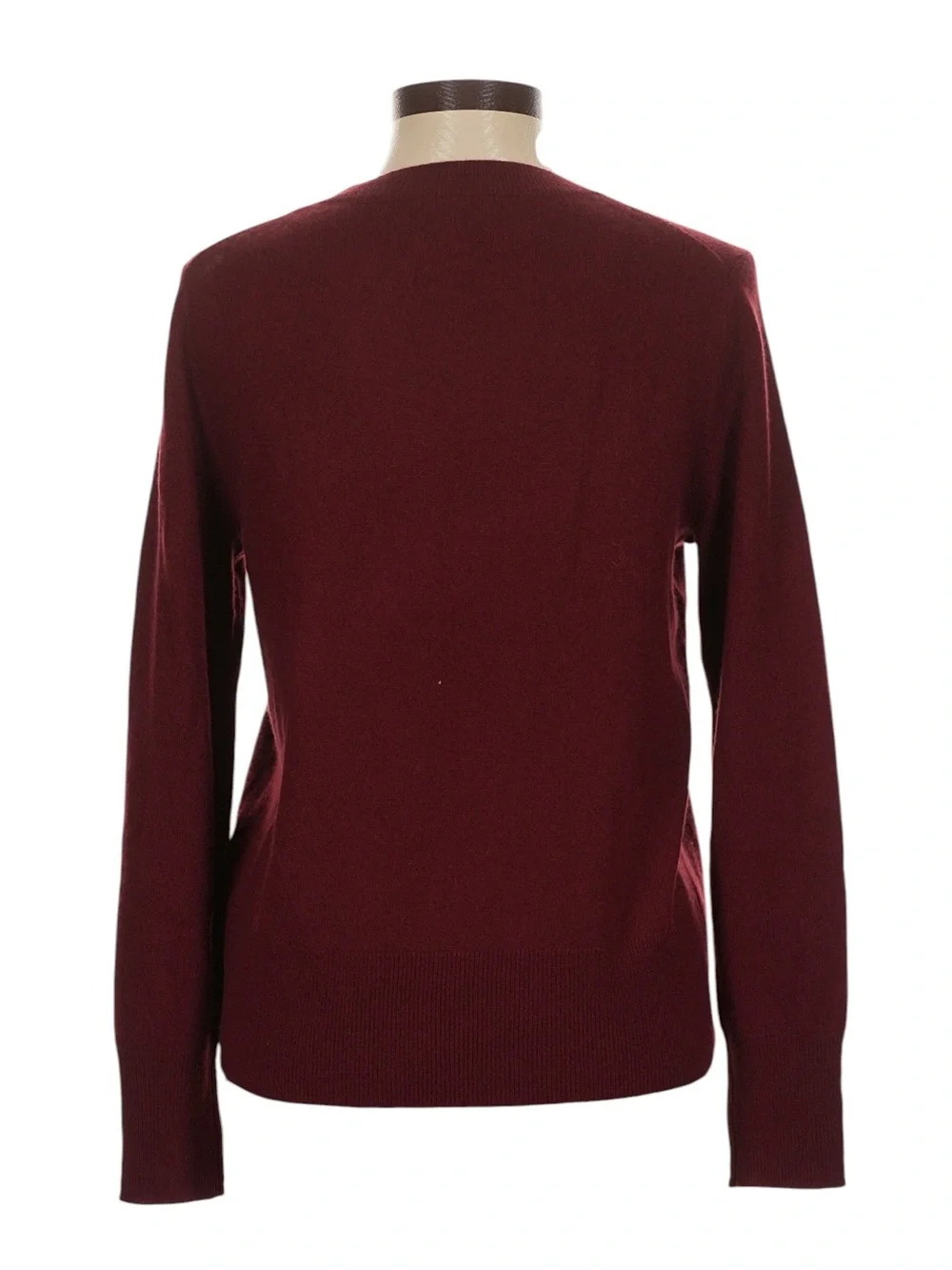 J. Crew Cashmere Classic Fit Crewneck Size Medium Cranberry Cozy Fall Preppy